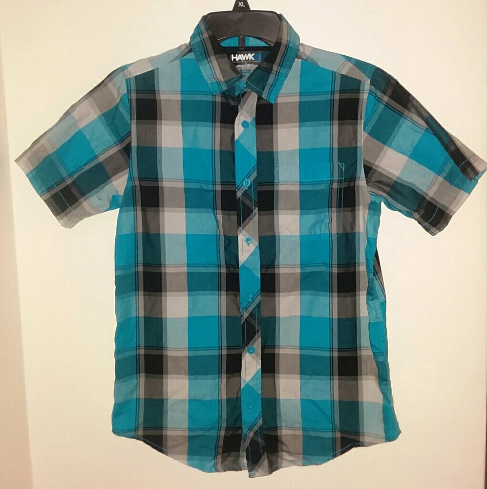 Boys Short Sleeve Dress Shirt Tony Hawk